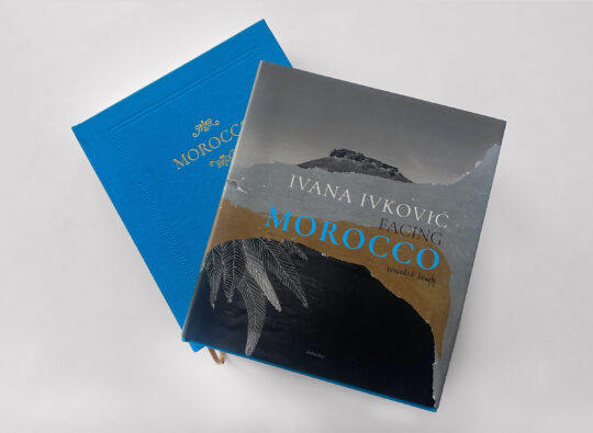Hardcover and Dust Jacket of the book Ivana Ivković facing Morocco