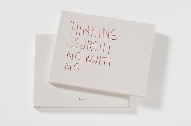 Covers of the exhibition catalogue “Thinking Searching Waiting“, artist Efimija Topolski