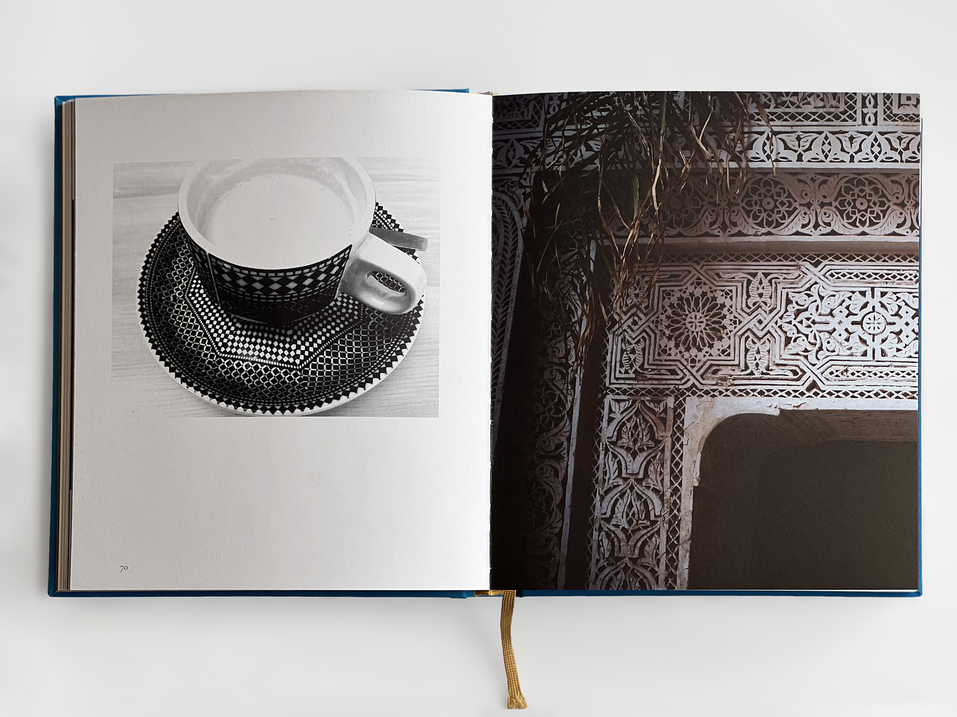 Pages from the book “Ivana Ivković facing Morocco“, open book image